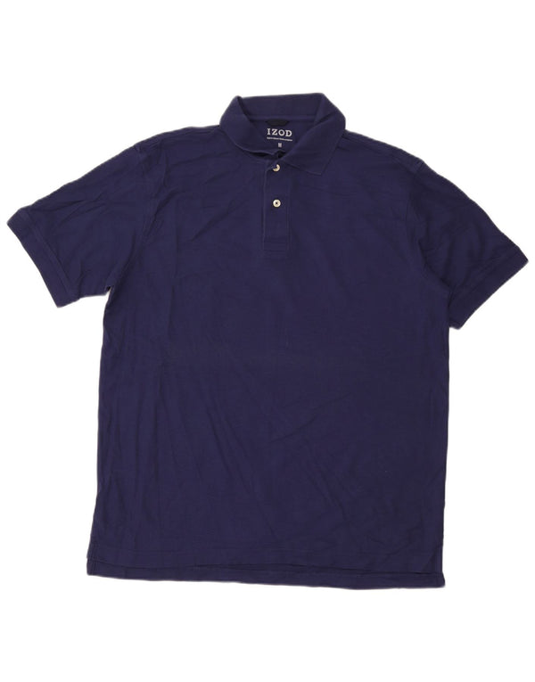 Izod Herren-Poloshirt aus mittlerer marineblauer Baumwolle