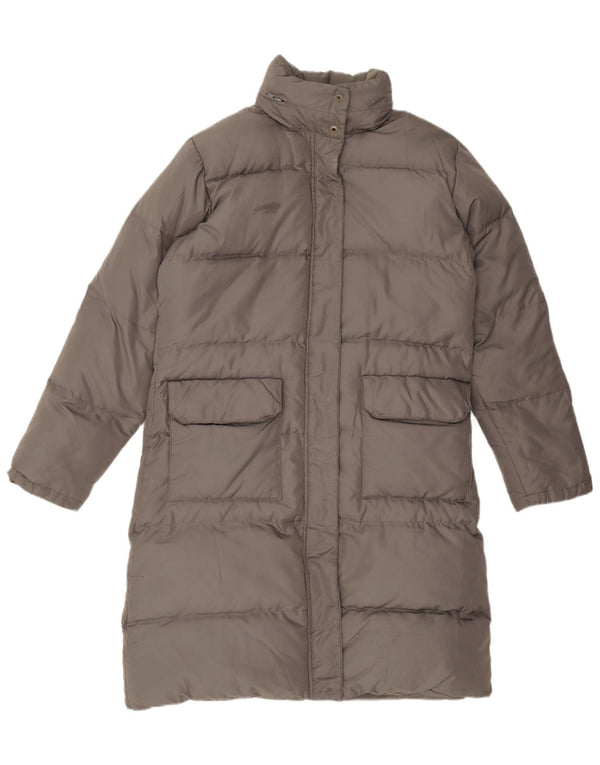 Phard Damen Wattierter Mantel UK 14 Mittelgraues Polyester