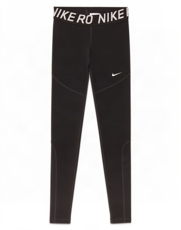 Nike Damen Dri Fit Graphic Leggings UK 8 Small Schwarz Polyester