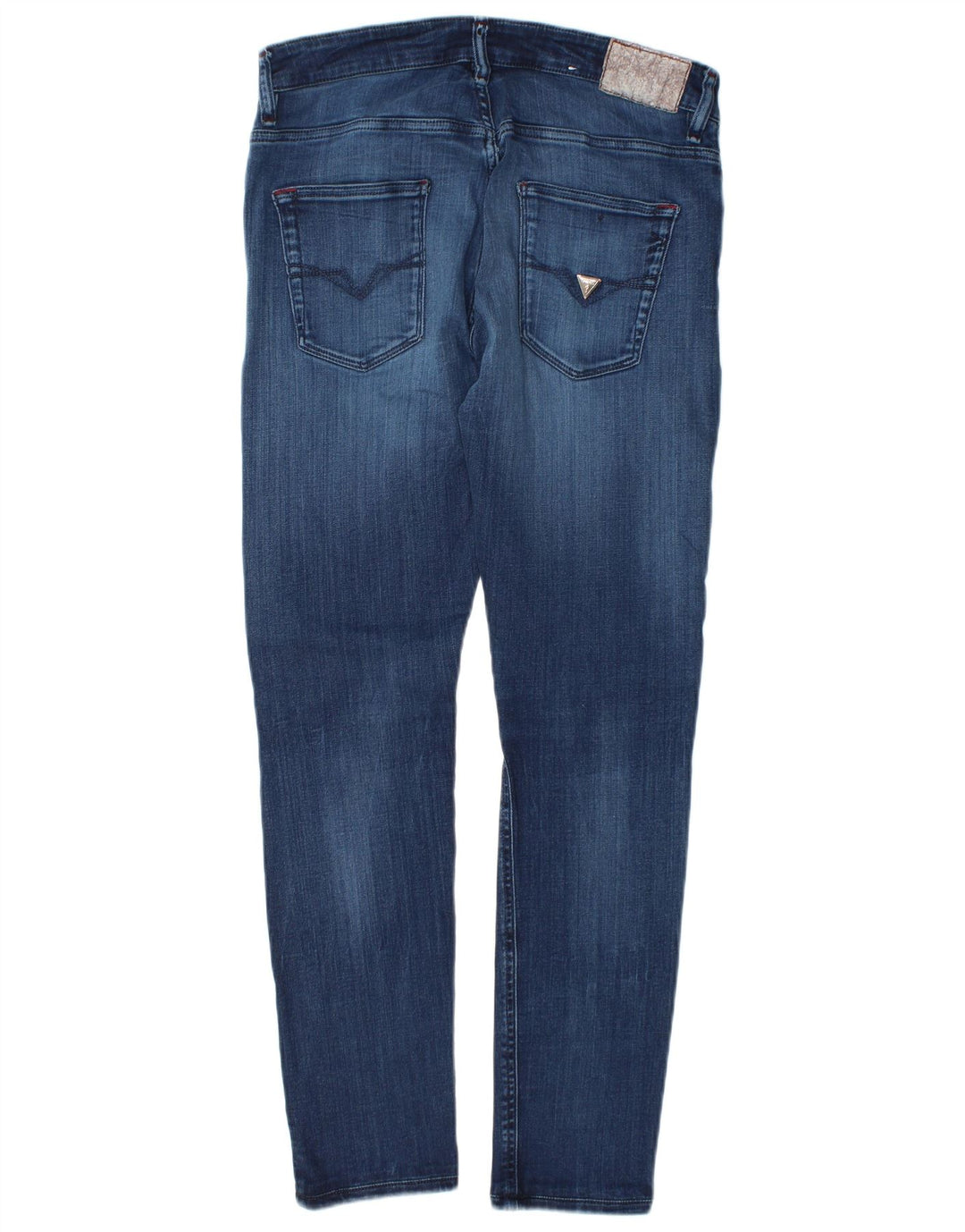 Guess Slim-Jeans für Herren, W32, L30, blaues Lyocell