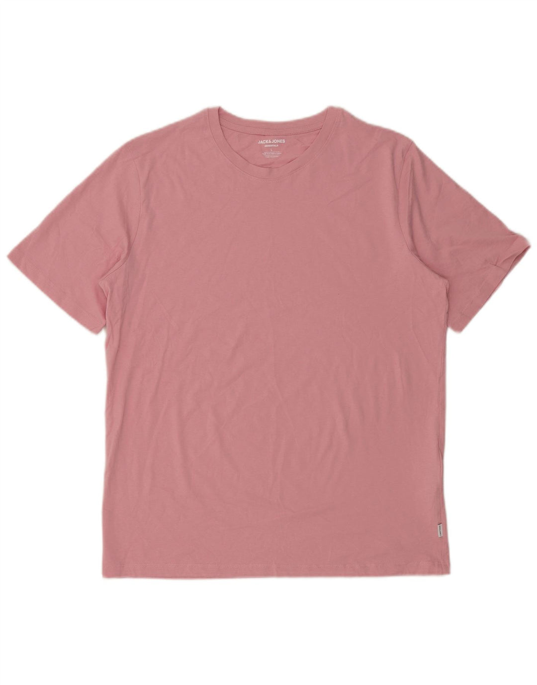 Jack & Jones Herren T-Shirt Top Large Rosa Baumwolle
