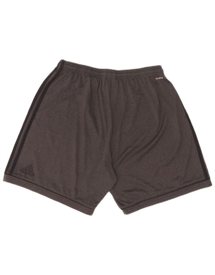 Adidas Herren Climalite Sport Shorts Large Grau Polyester
