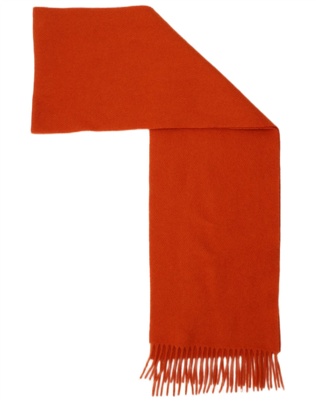 John Hanly Herren-Rechteckschal, Einheitsgröße, orangefarbene Lammwolle