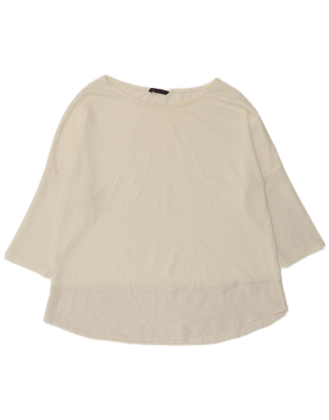 Marks & Spencer Damen Top 3/4 Ärmel UK 18 XL Off White