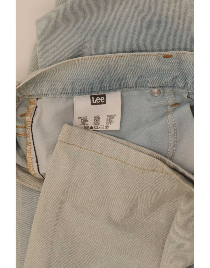 Lee Herren Knox Straight Jeans W32 L36 Blaue Baumwolle