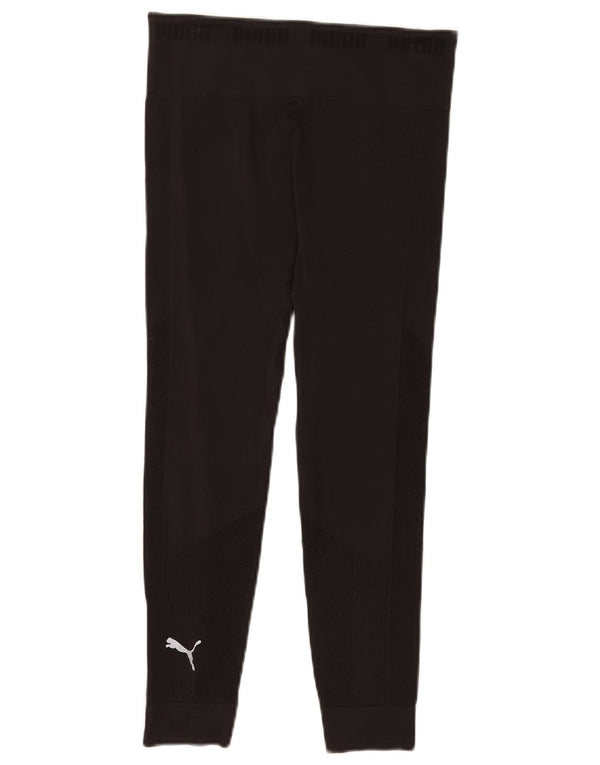 Puma Damen Graphic Leggings UK 8 Small Schwarz