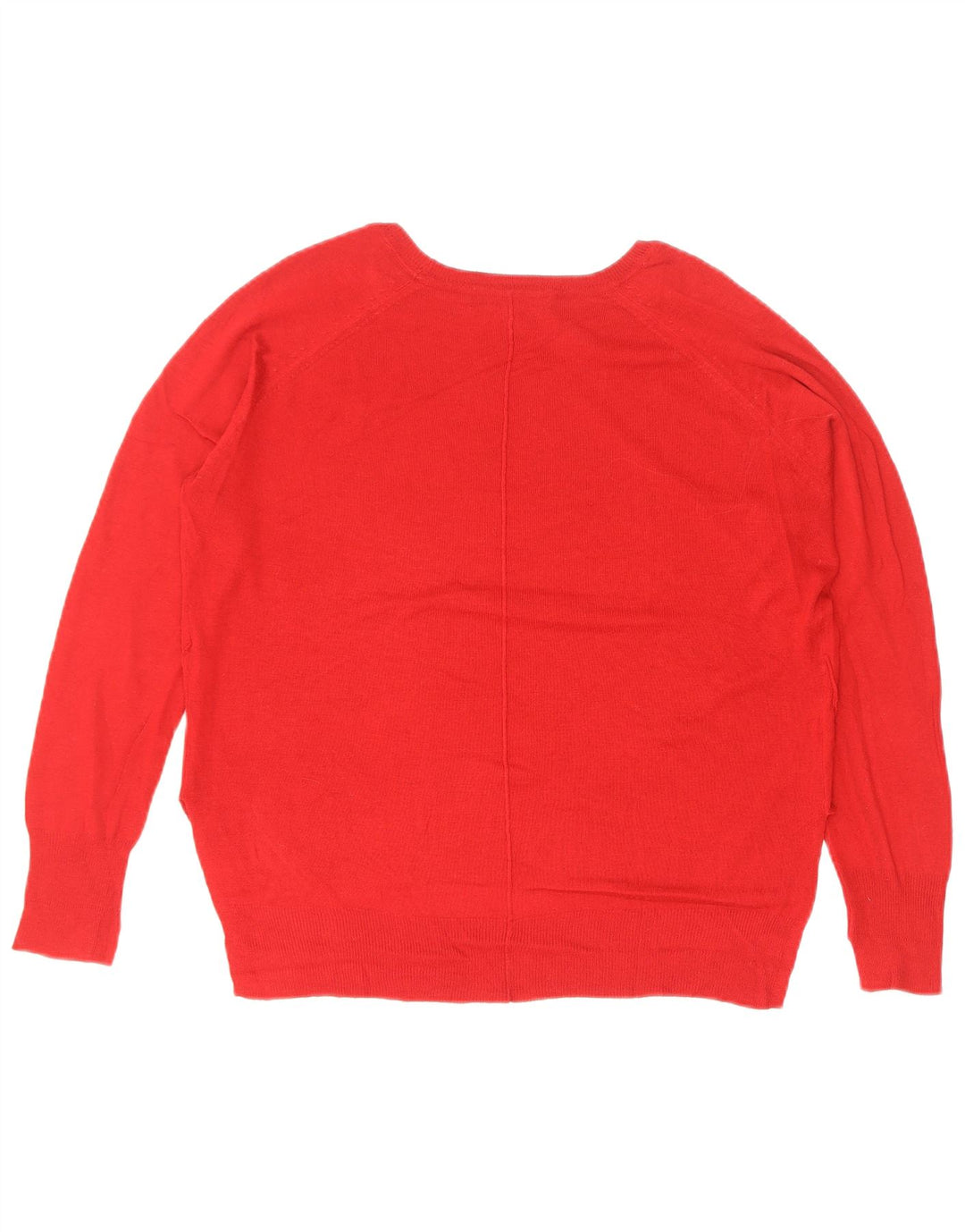 Zara Damen-Pullover, übergroß, U-Boot-Ausschnitt, Gr. 10, Größe S, Rot