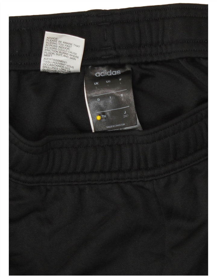 Adidas Damen Climalite Trainingshose, groß, aus schwarzem Polyester