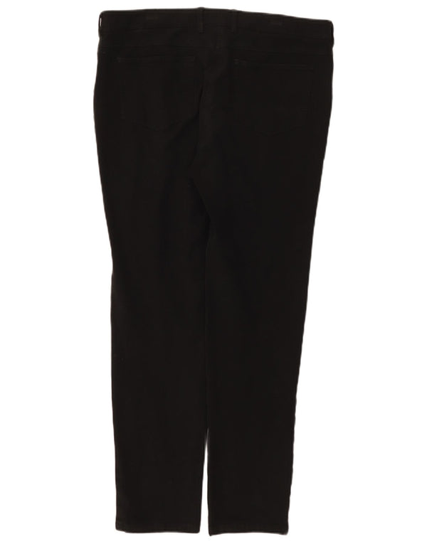 Hobbs Skinny Chino-Hose für Damen, UK 16, Größe L W33 L28, schwarze Baumwolle