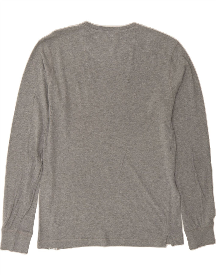 JACK WILLS Mens Graphic Top Long Sleeve Medium Grey Cotton Vintage Jack Wills and Second-Hand Jack Wills from Messina Hembry 