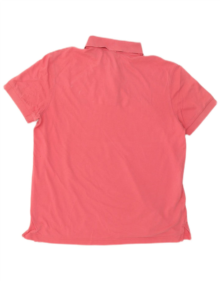 Hugo Boss Herren-Poloshirt mit normaler Passform, große rote Baumwolle