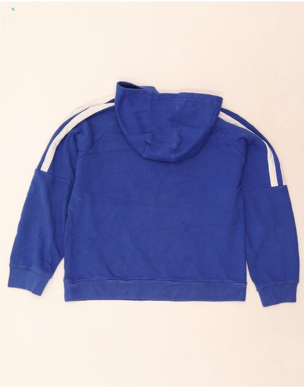 Adidas Mädchen Graphic Hoodie Pullover 13–14 Jahre XL Blau Baumwolle