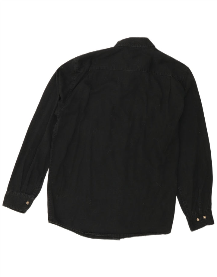 Wrangler Herrenhemd Mittelschwarze Baumwolle