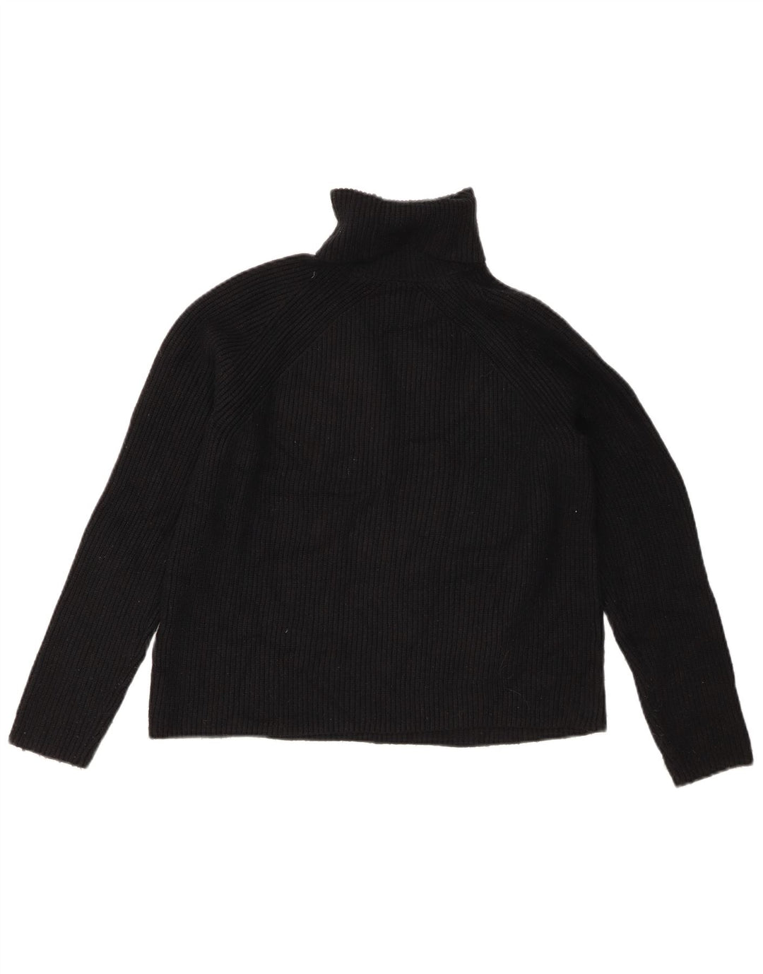 Marks & Spencer Rollkragenpullover für Damen, Gr. 10, Größe S, Schwarz, Viskose