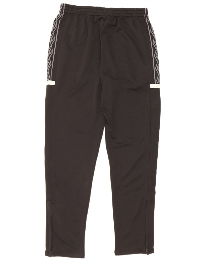 Umbro Herren-Trainingshose mit Grafik, mittelschwarzes Polyester
