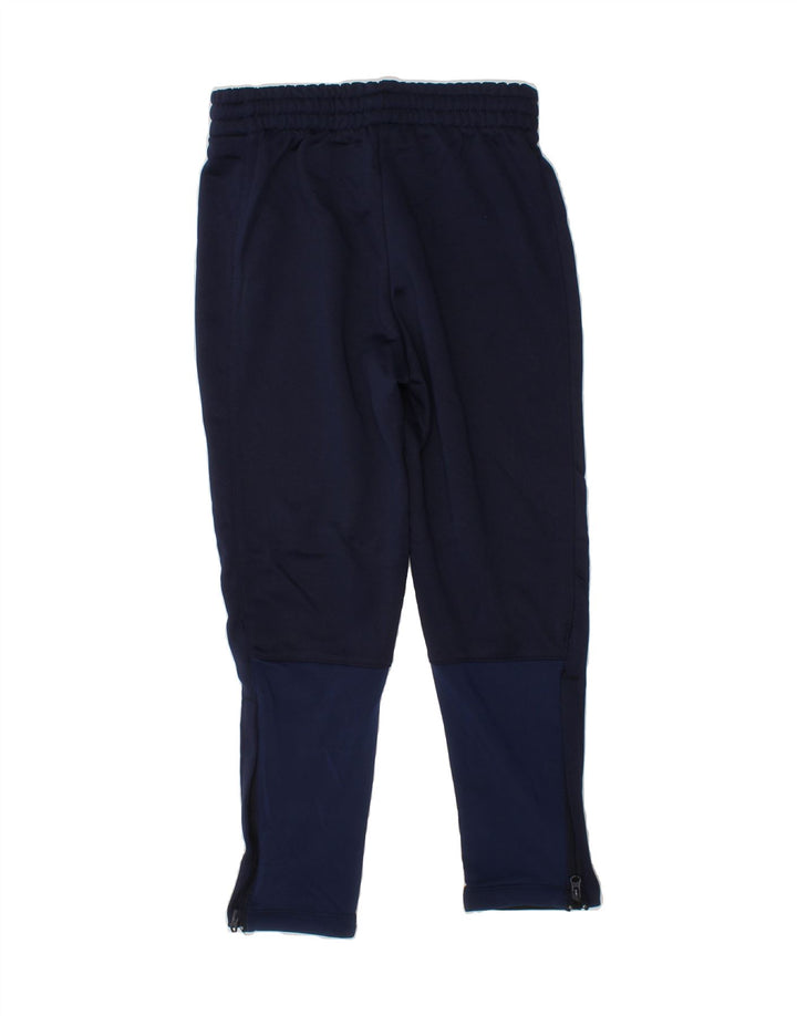 KAPPA Boys Tracksuit Trousers 7-8 Years  Navy Blue Polyester Vintage Kappa and Second-Hand Kappa from Messina Hembry 