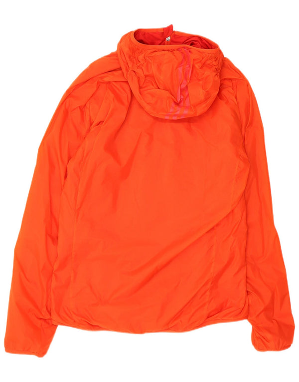 Adidas Herren Kapuzen-Wendejacke UK 40/42 Medium Orange Nylon