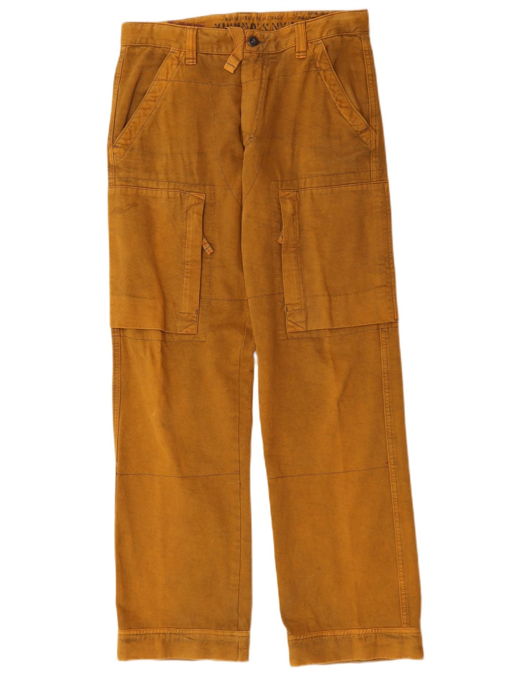 Murphy & Nye Gerade Herren-Cargohose W32 L31 Braune Baumwolle