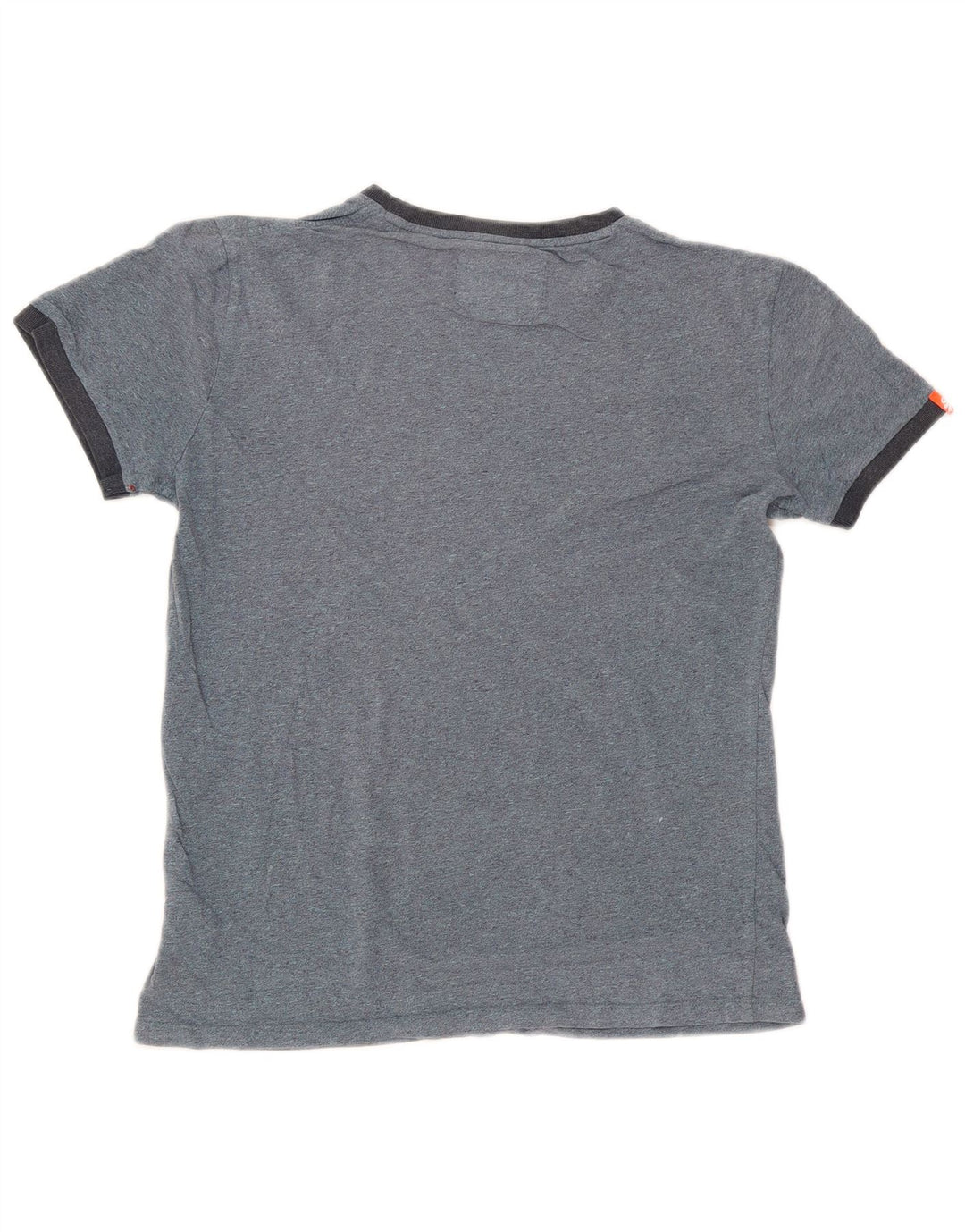 Superdry Herren T-Shirt Top Small Marineblau Baumwolle