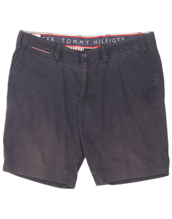 Tommy Hilfiger Herren Brooklyn Chino Shorts W42 2XL Marineblau Baumwolle