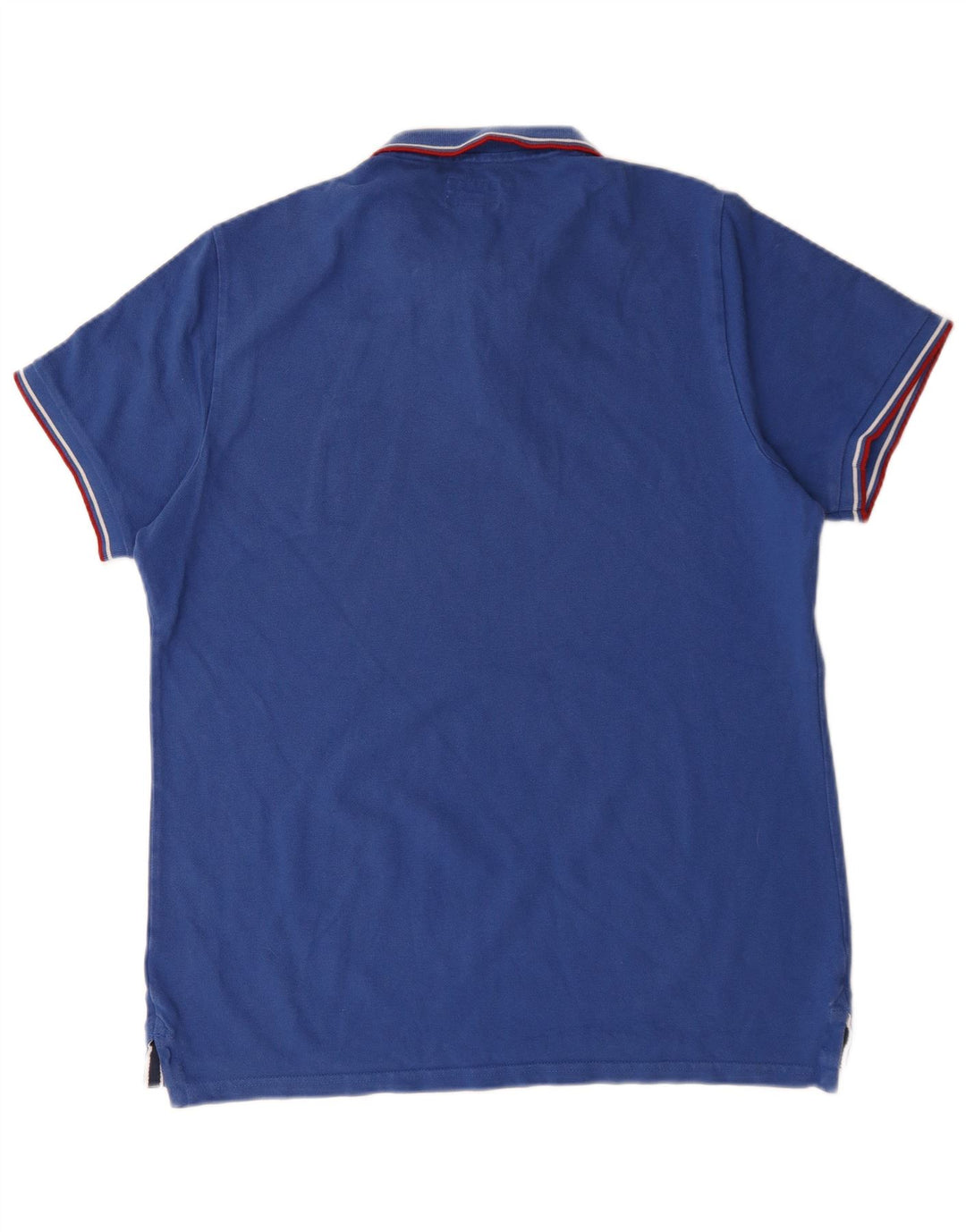 Superdry Herren-Poloshirt 2XL aus blauer Baumwolle