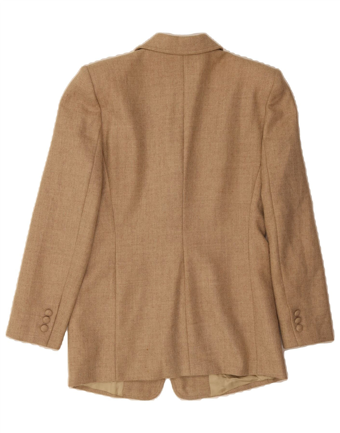 EMPORIO ARMANI Womens 3 Button Blazer Jacket IT 44 Medium Beige Vintage Emporio Armani and Second-Hand Emporio Armani from Messina Hembry 