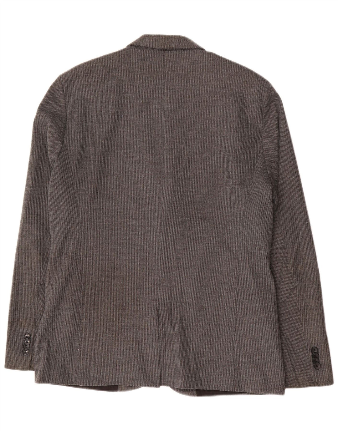 Zara Herren 2-Knopf-Blazerjacke UK 42 XL Graues Polyester