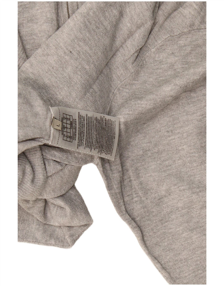 Guess Damen-Cardigan-Pullover UK 12 Mittelgraue Viskose