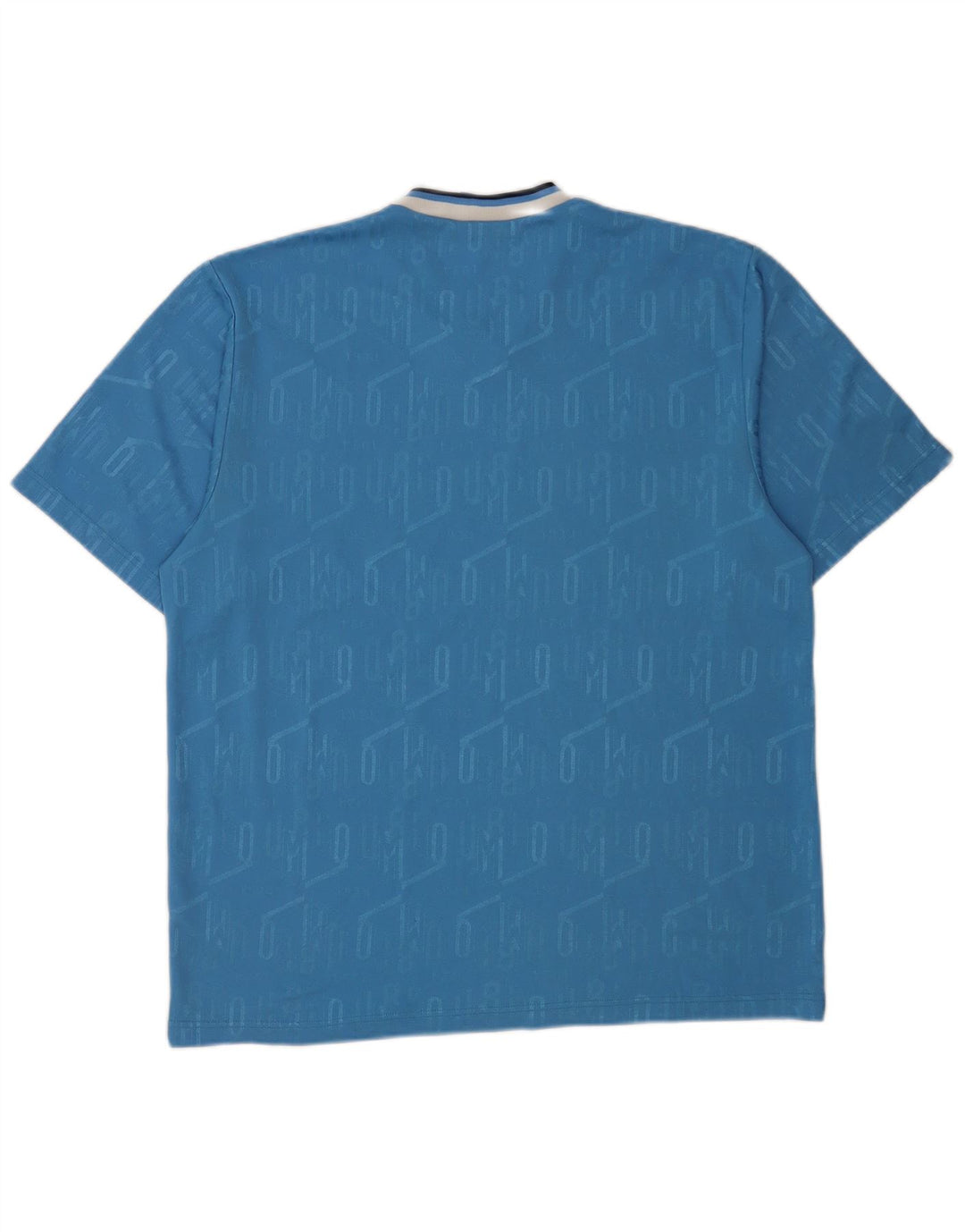 Umbro Herren T-Shirt Top XL Blau Geometrisch Polyester