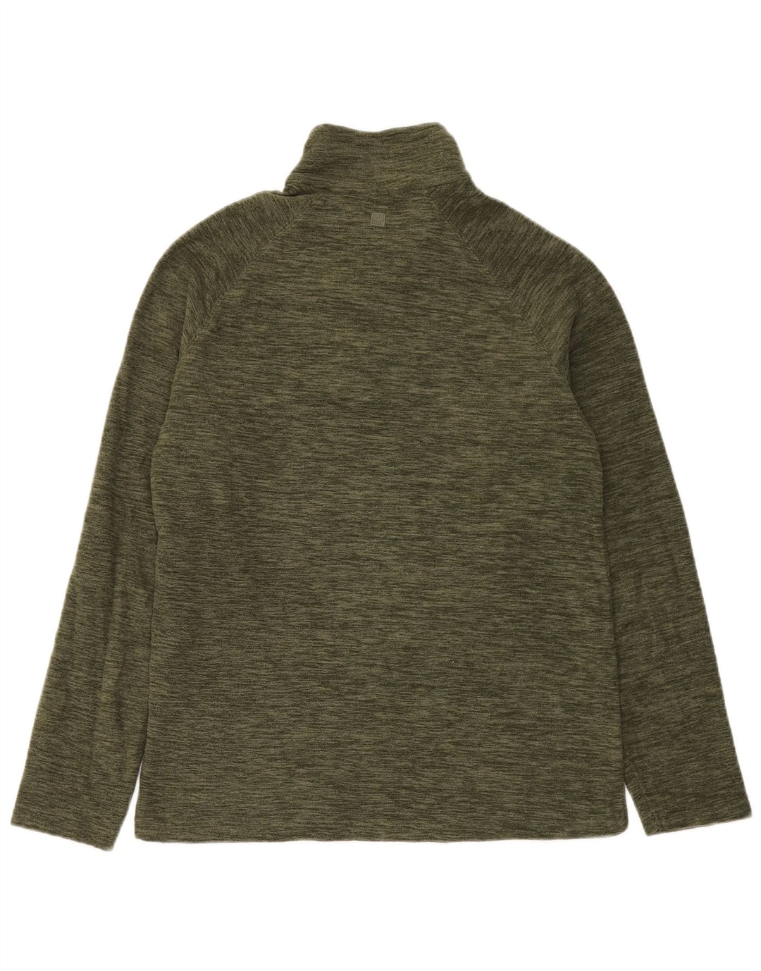 Mountain Warehouse Herren-Fleecepullover mit Reißverschluss am Kragen, Größe S, Khaki, gefleckt