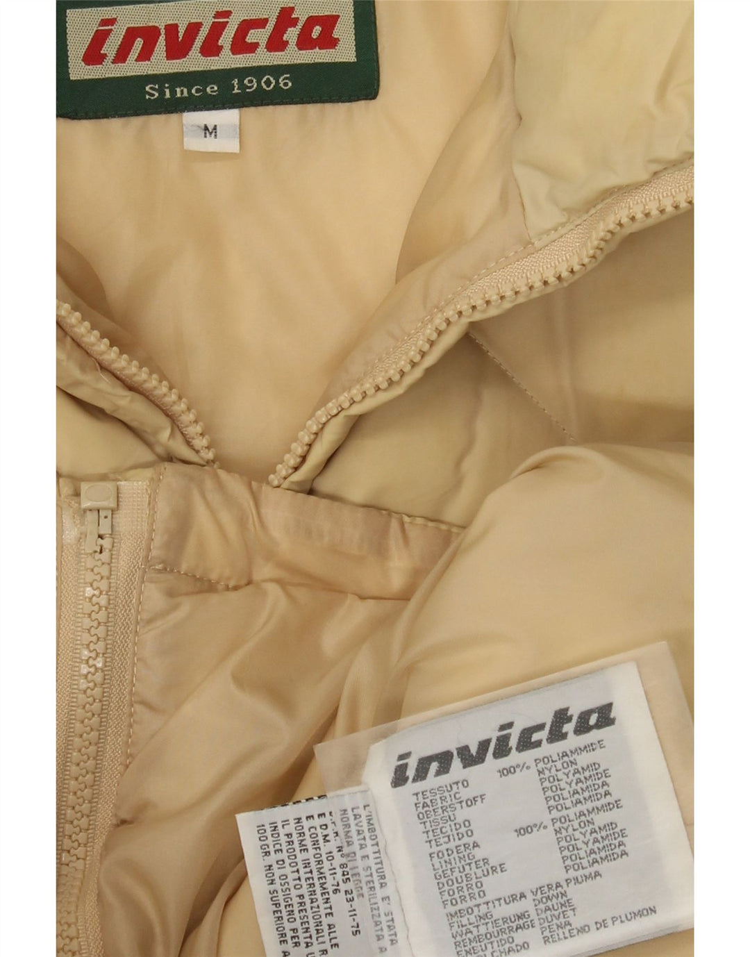 Invicta Damen Wattierte Jacke UK 14 Medium Beige Polyamid