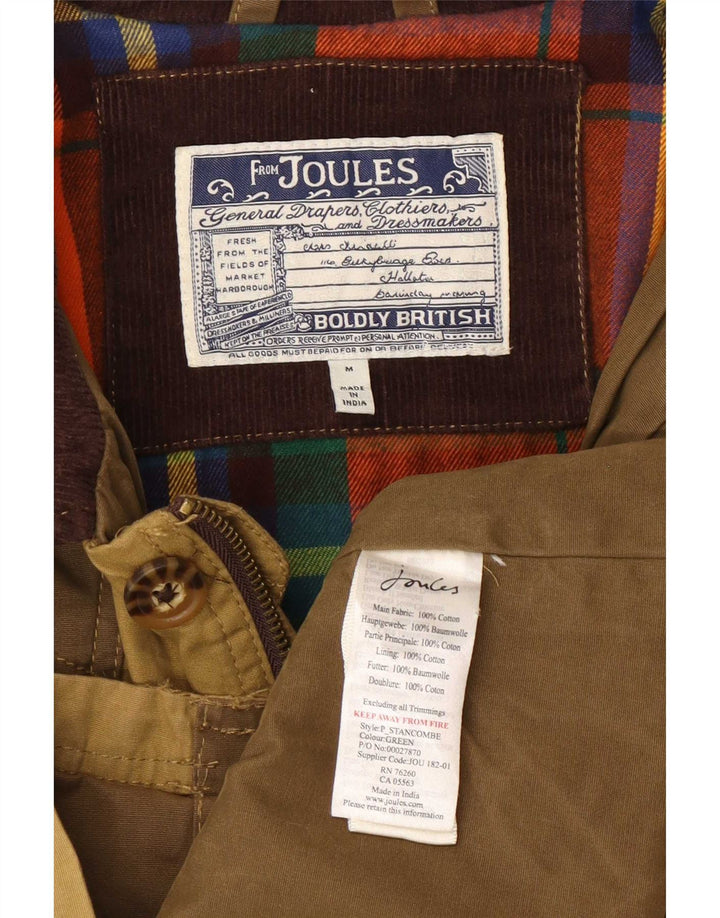Joules Herren-Utility-Jacke UK 38 Medium Khaki Colourblock Baumwolle