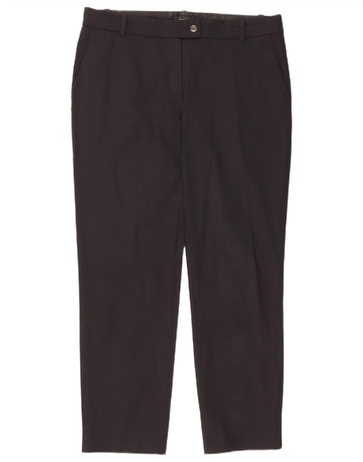 MASSIMO DUTTI Damen gerade Anzughose EU 40 Medium W30 L27 Schwarz