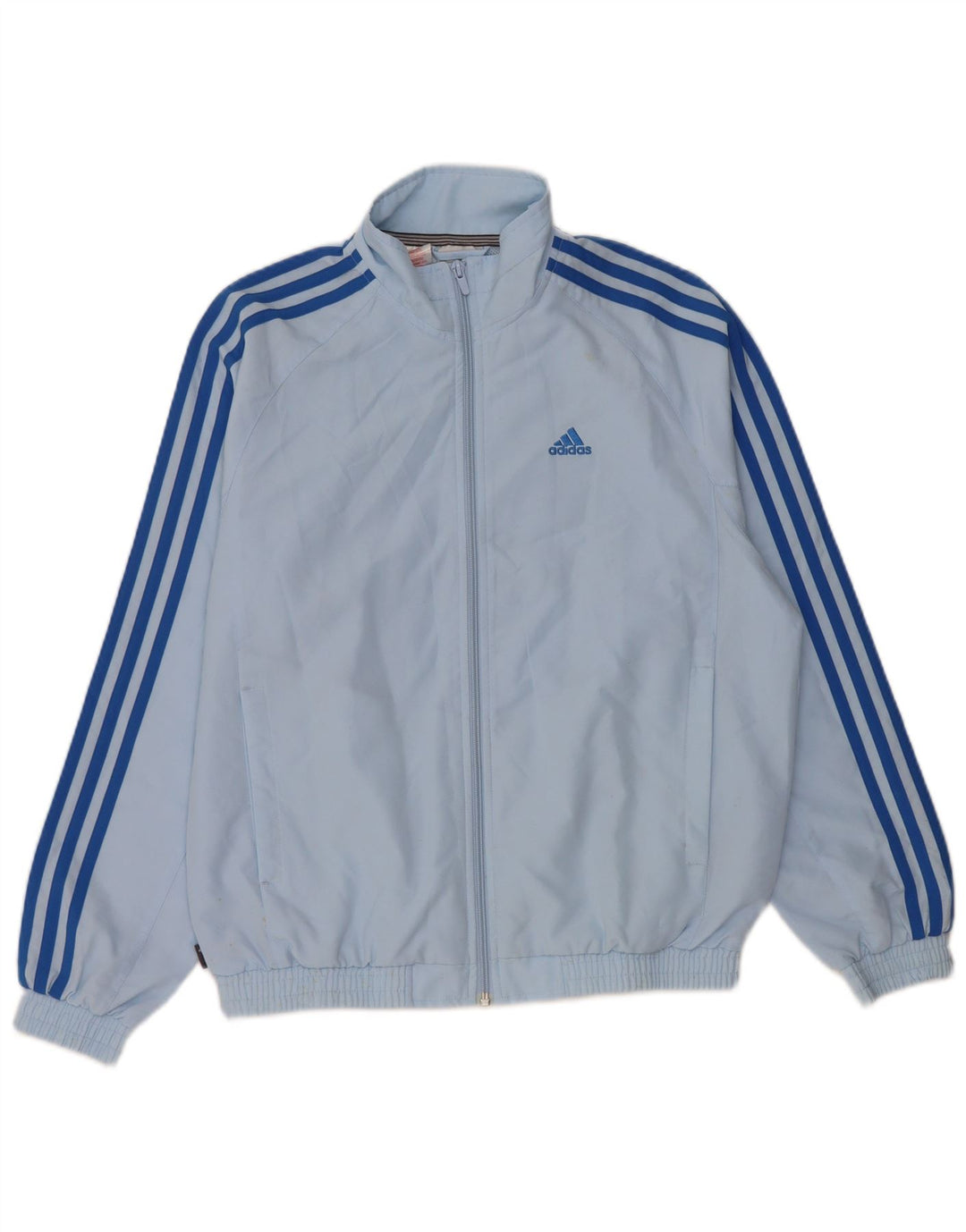 Adidas Jungen Trainingsanzug Top Jacke 13-14 Jahre Blaues Polyester