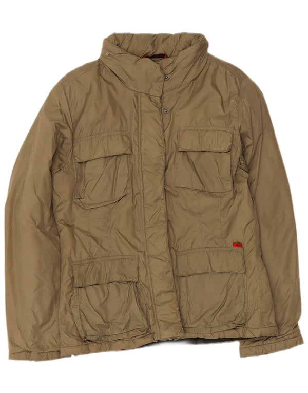 Kappa Damen-Windbreakerjacke mit Kapuze, UK 18, XL, Khaki
