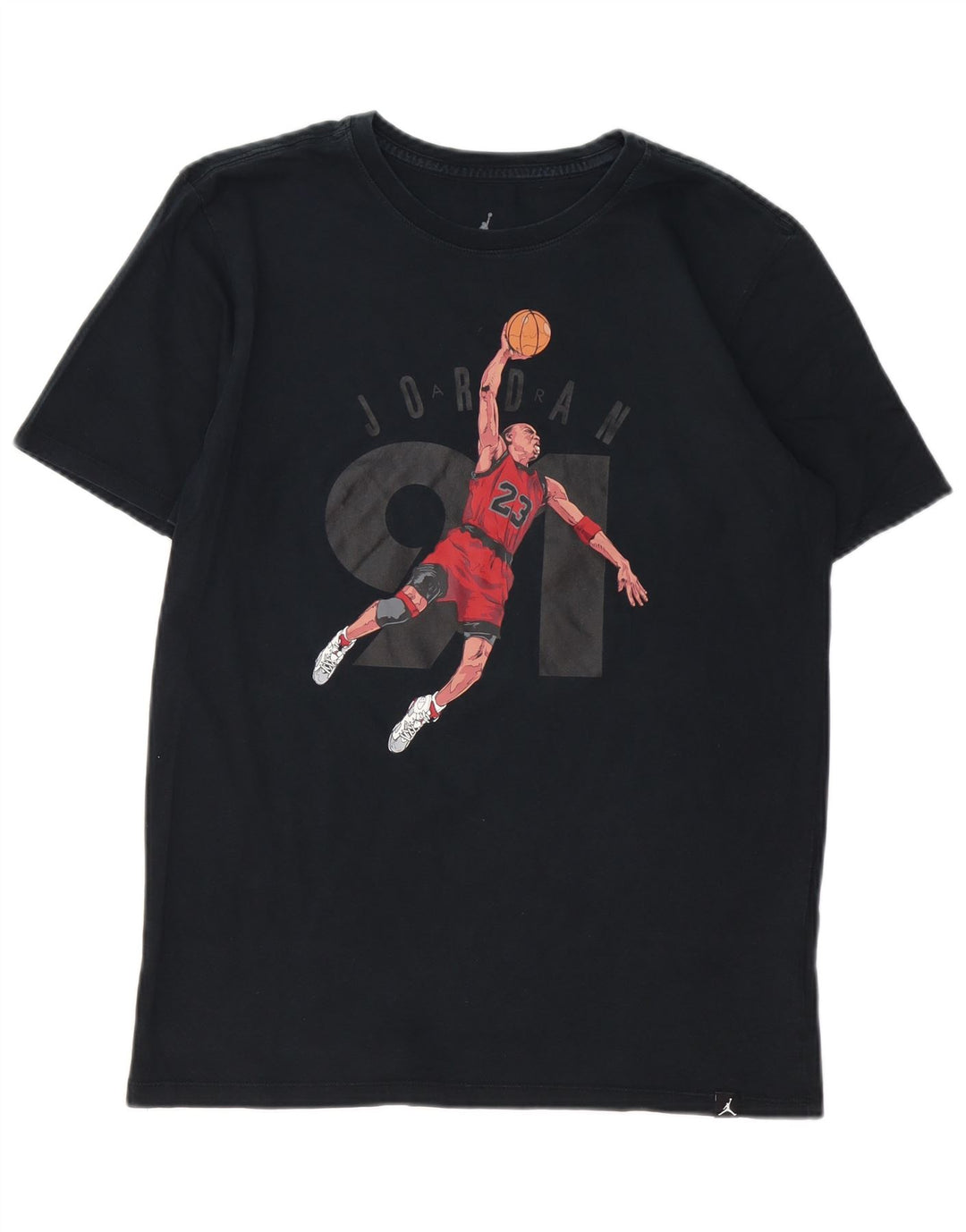Jordan Herren-T-Shirt mit Grafik, mittelgroß, marineblau, Baumwolle