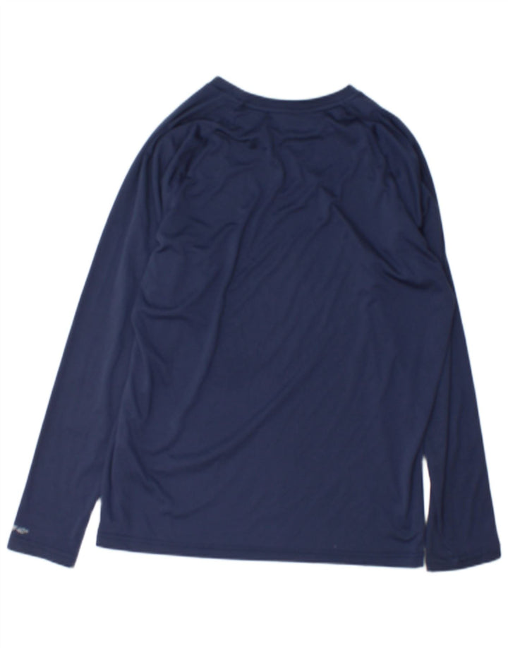 Nike Herren Dri Fit Top Langarm Medium Marineblau