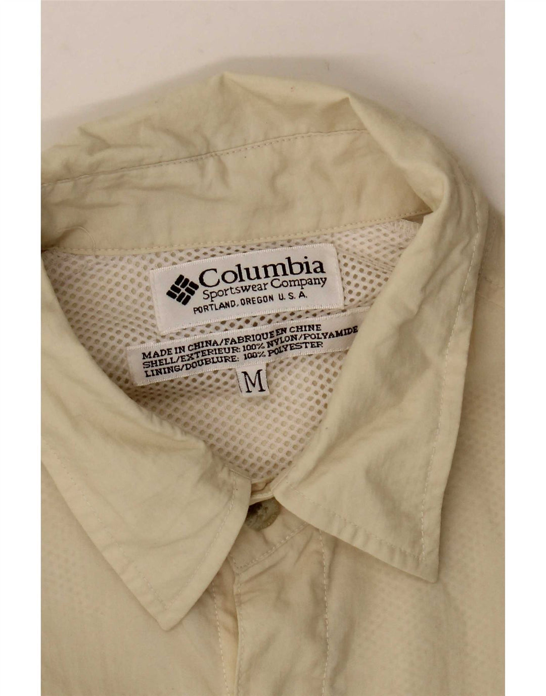 Columbia Herrenhemd Medium Beige Nylon