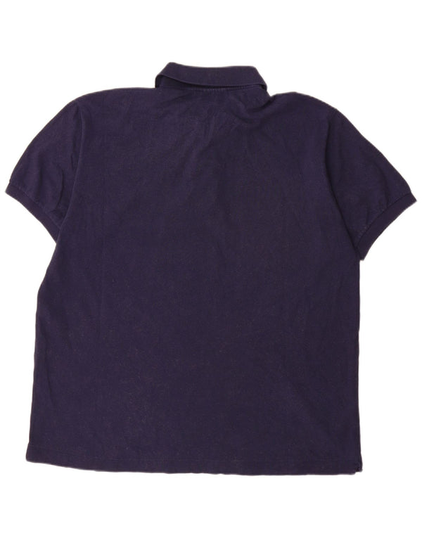 Lacoste Herren-Poloshirt mit klassischer Passform, Größe 7 2XL, marineblaue Baumwolle