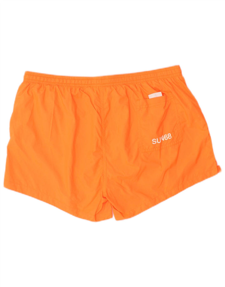 Sun68 Herren Badeshorts XL Orange Farbblock