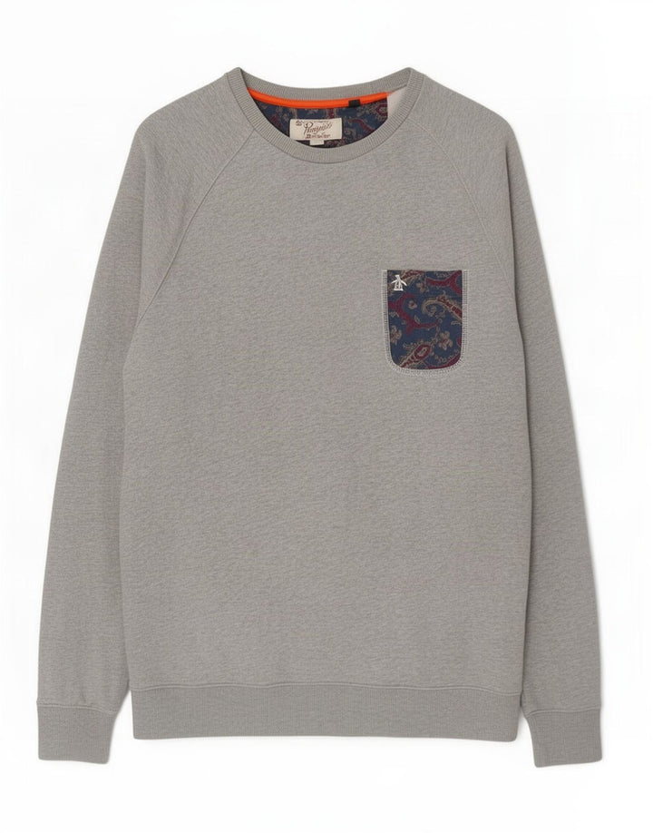 Penguin Herren Sweatshirt Pullover XL Grau