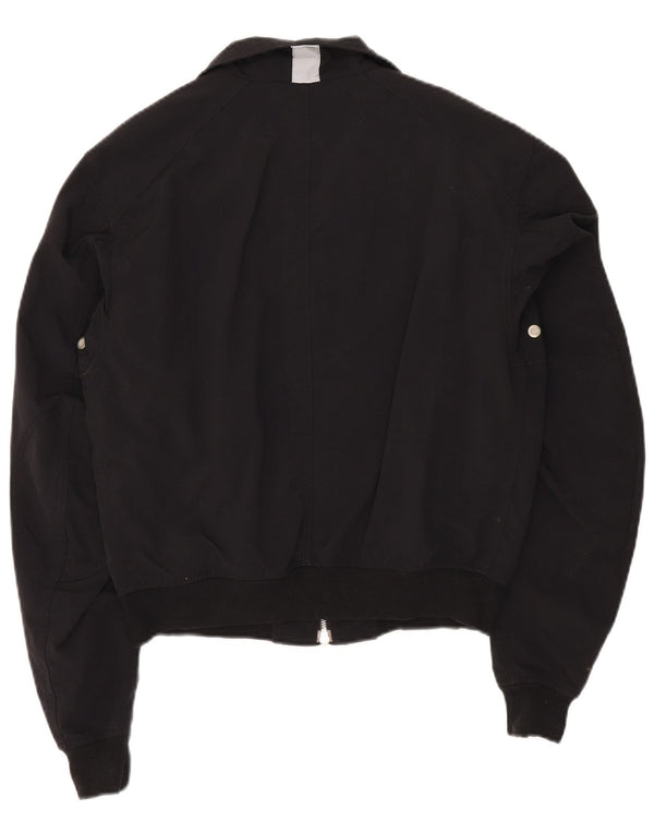 Belstaff Damen Bomberjacke UK 14 Mittelschwarzes Nylon