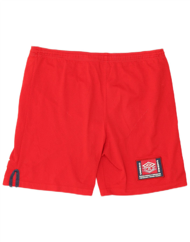 Umbro Herren-Sportshorts, Größe L, Rot