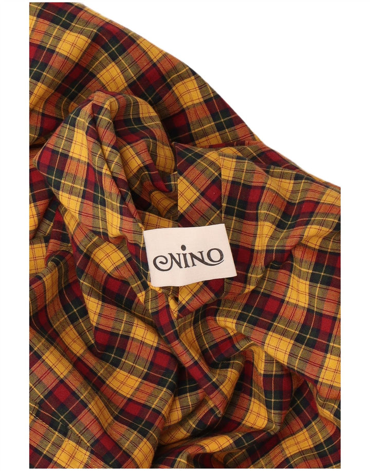 NINO Damen Wendemantel IT 46 Large Gelb Polyester