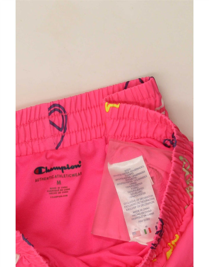 Champion Sport-Shorts für Mädchen mit Grafik, 9–10 Jahre, mittelrosa, Polyester