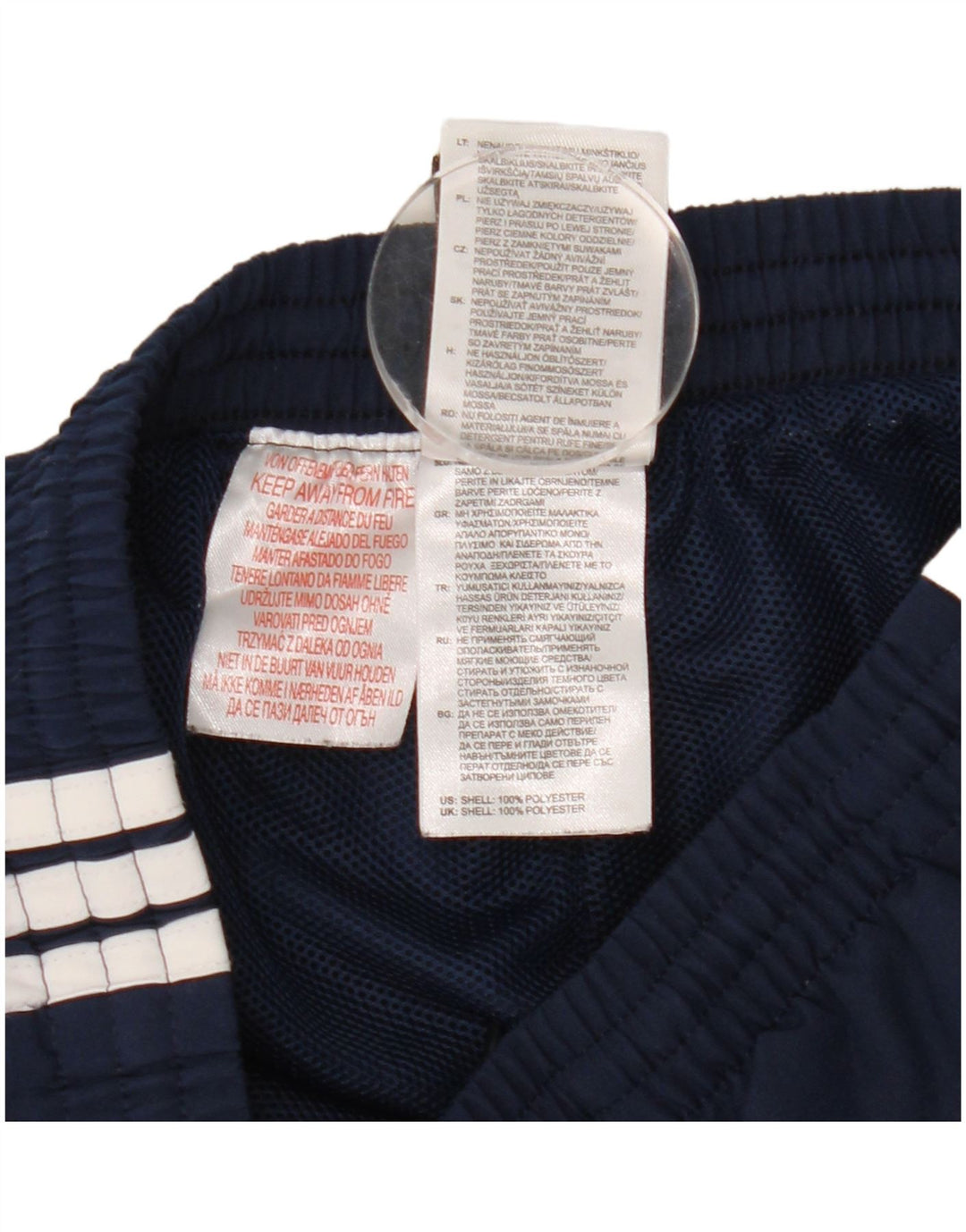 Adidas Trainingshose für Jungen, 9–10 Jahre, Marineblau, Polyester