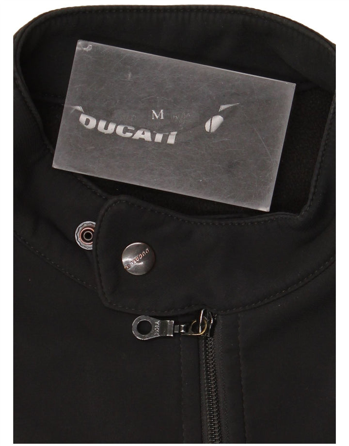 Ducati Herren Graphic Racer Jacke UK 38 Medium Black Colourblock