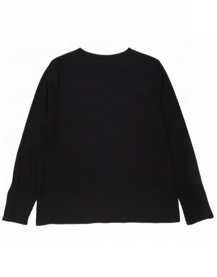 Zara Herren Top Langarm XL Schwarz