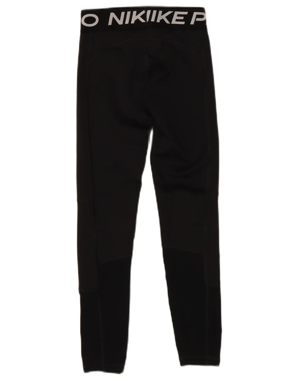 NIKE Dri-Fit-Grafik-Leggings für Mädchen, 10–11 Jahre, mittleres schwarzes Polyester