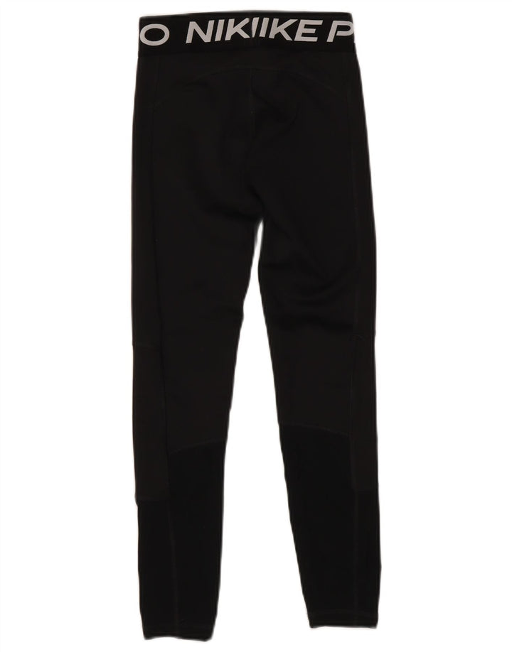 NIKE Dri-Fit-Grafik-Leggings für Mädchen, 10–11 Jahre, mittleres schwarzes Polyester